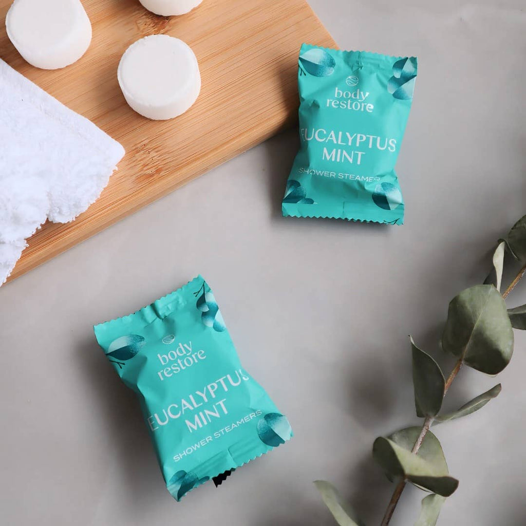 Cooling Eucalyptus & Mint Shower Steamers - 6pk Relaxing Spa