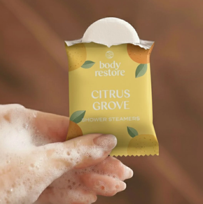 Citrus & Mint Shower Steamers - 6pk Cooling Summer Spa Gift