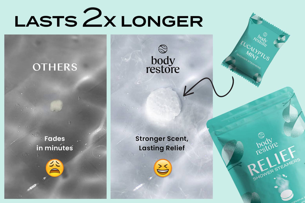 Cooling Eucalyptus & Mint Shower Steamers - 6pk Relaxing Spa